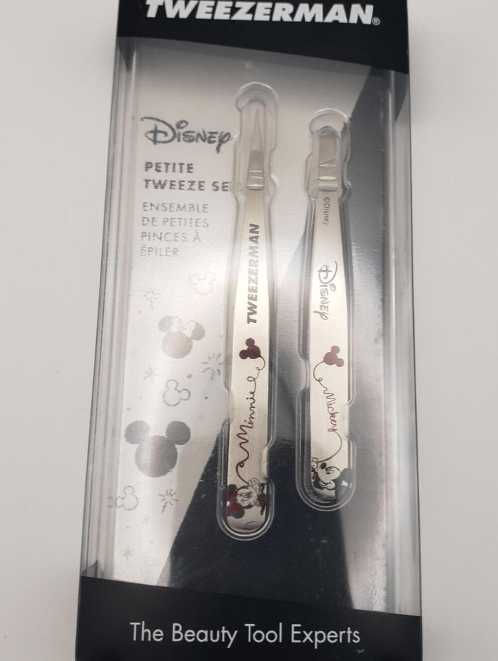 **SOLD**-Tweezerman Disney Mickey Mouse Minnie Mouse Forever in Love Eyebrow Set